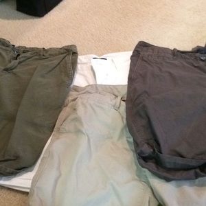 Four pairs of shorts. Sold together.